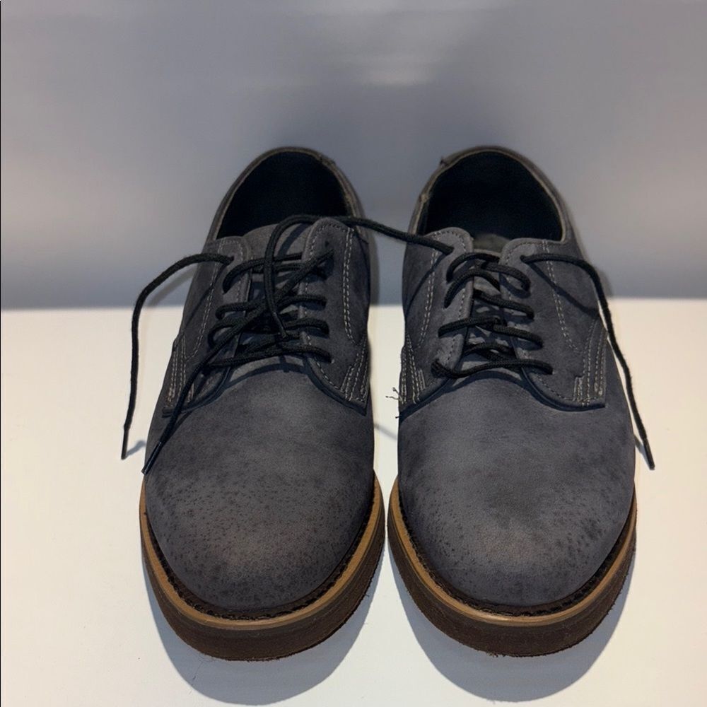 Dexter blue and Brown Oxfords with Suede Texture